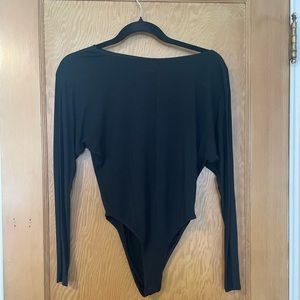 Billabong Black Open Back Bodysuit